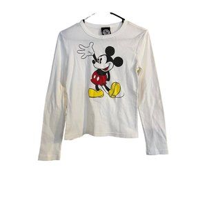 Mickey & Co White Shirt Size Medium Woman's